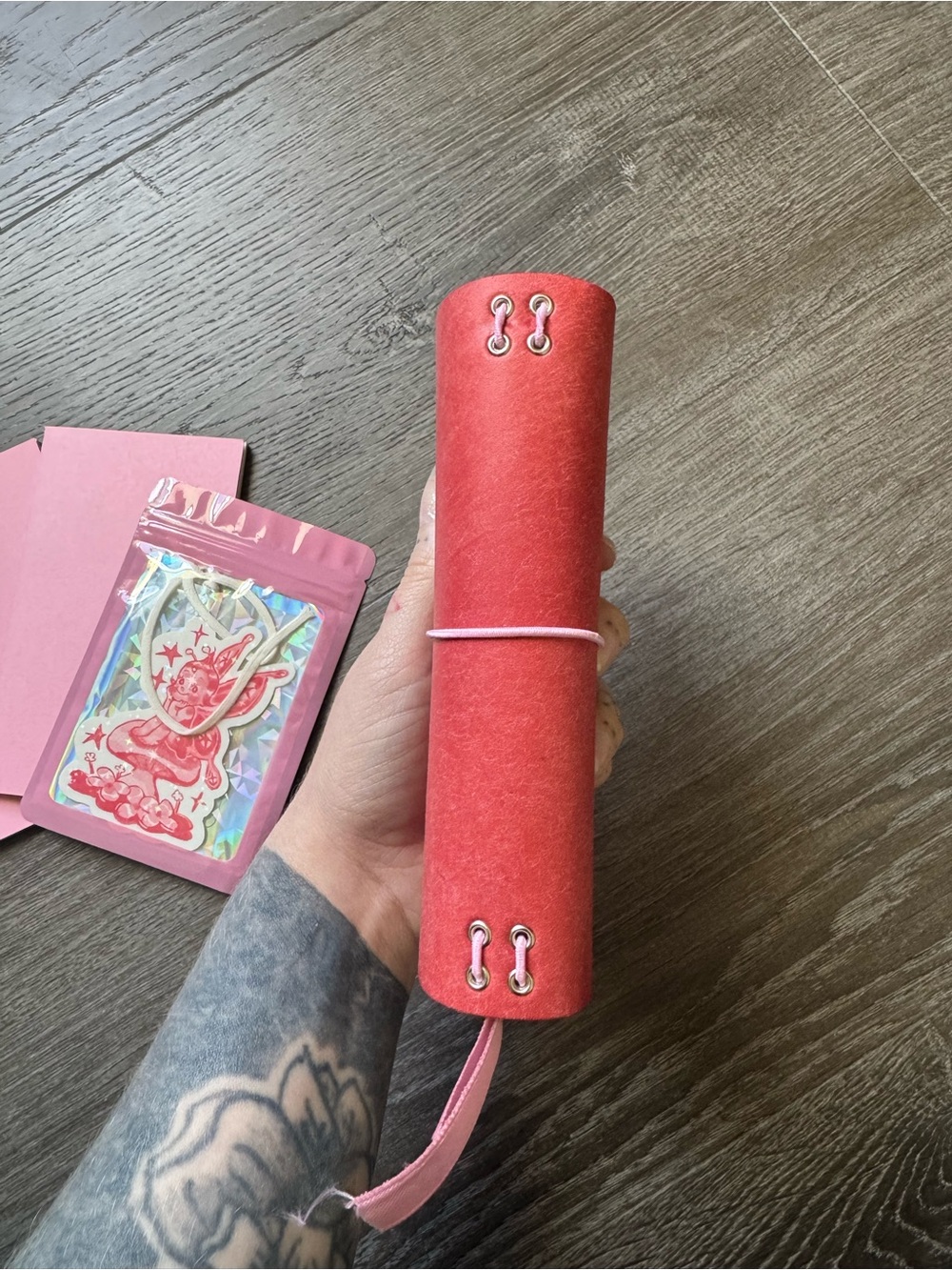 Strawberry Pink Notra Journal with full set up & customized. - Picture 11 of 13